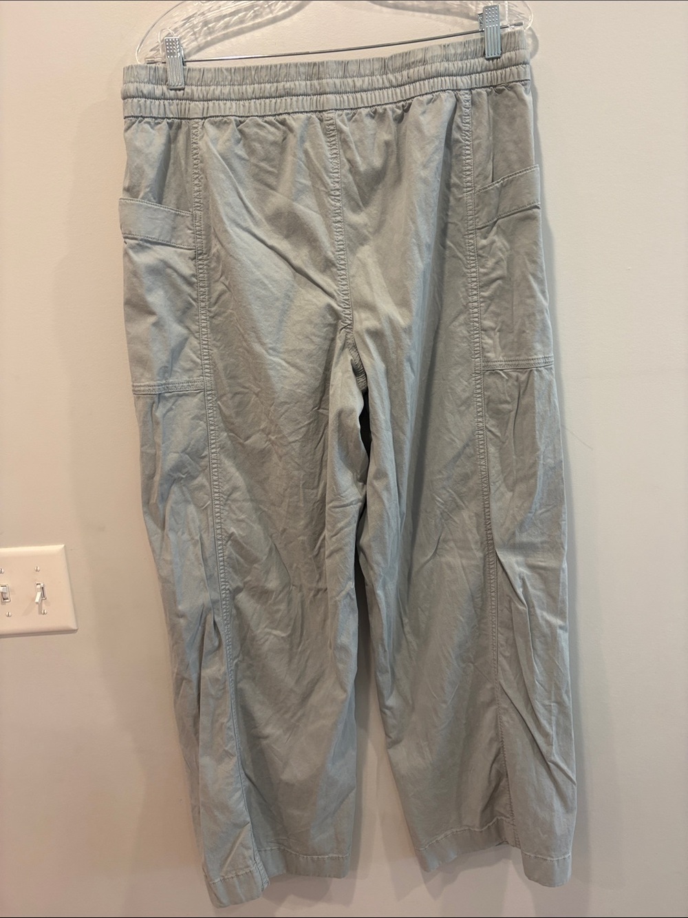 SO Light Blue Drawstring Casual Pants waist 17-16 inseam 28 - Picture 6 of 6
